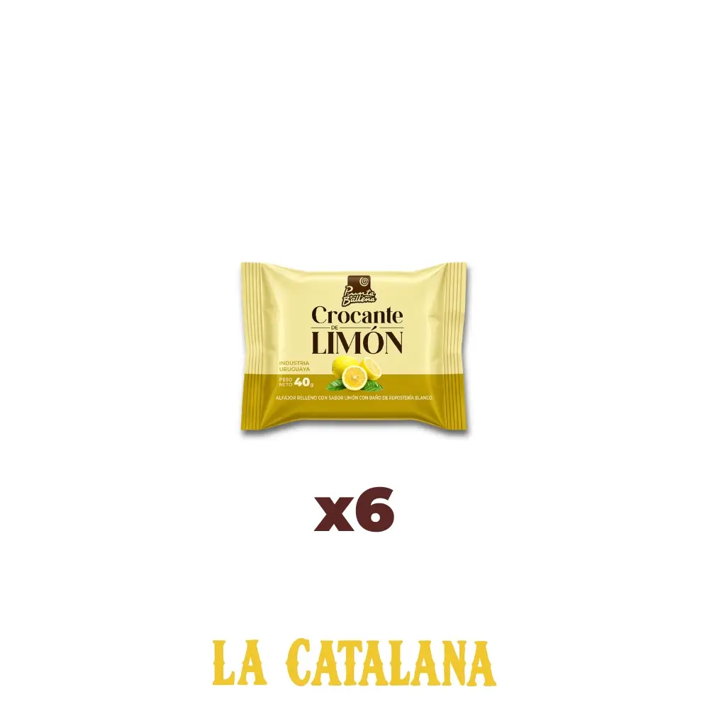 ALFAJORES DE LIMON PUNTA BALLENA 40 g x6u