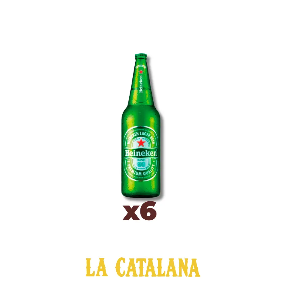 CERVEZA HEINEKEN 1 L x6u
