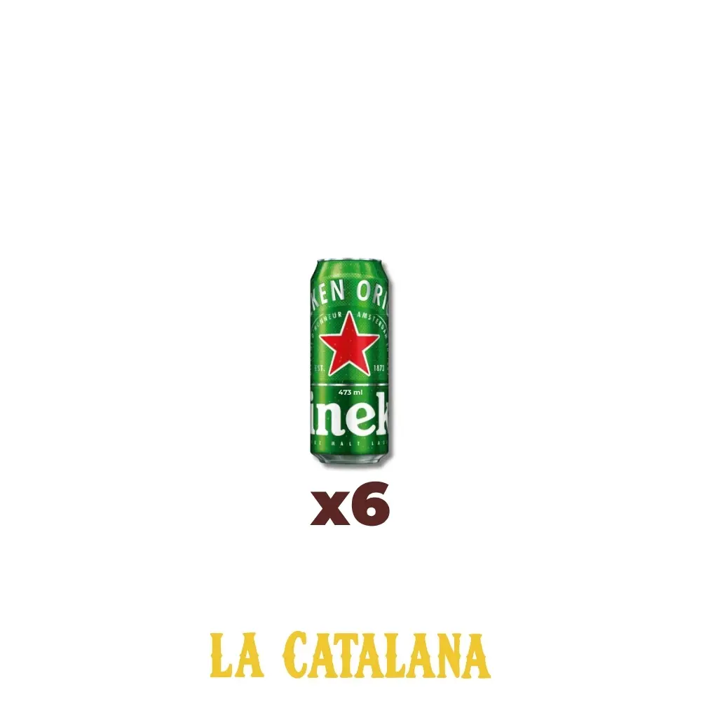 CERVEZA HEINEKEN 473 ml x6u