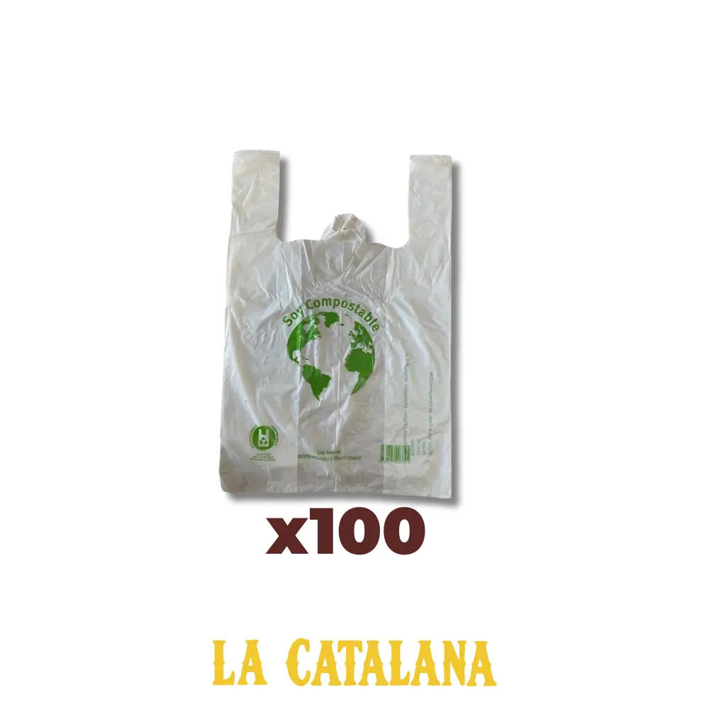 BOLSAS BIODEGRADABLES x100u