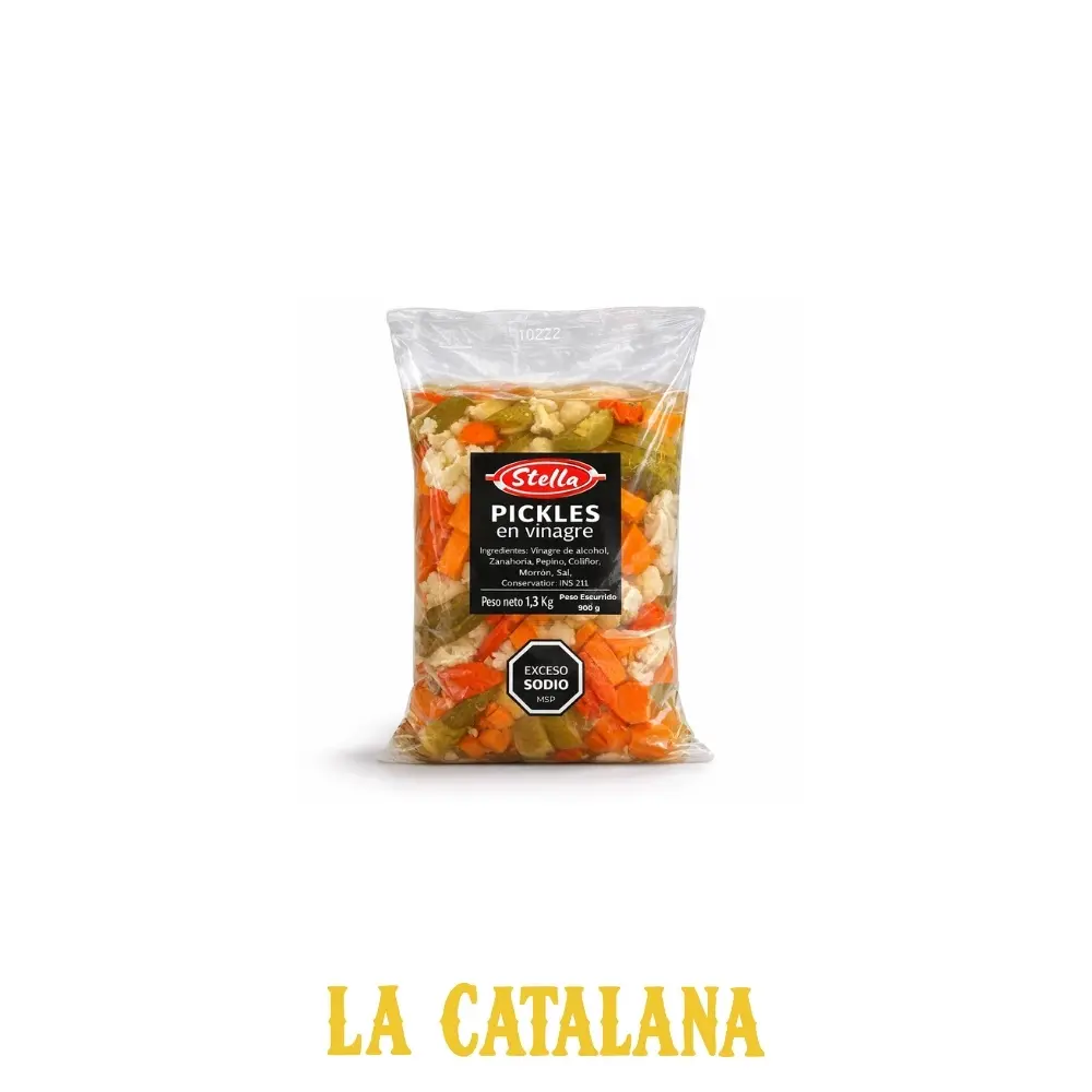 PICKLES EN VINAGRE STELLA 1 Kg