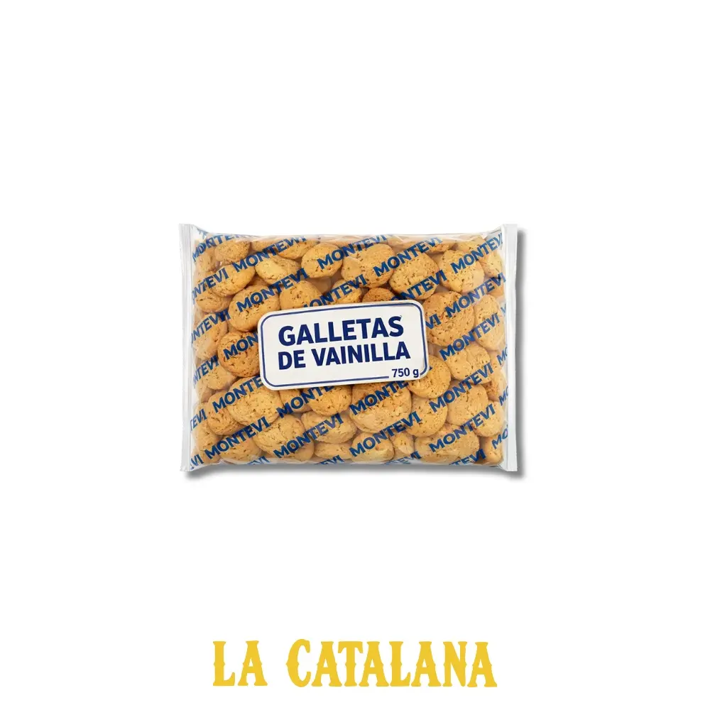GALLETAS DE VAINILLA MONTEVI 750 g