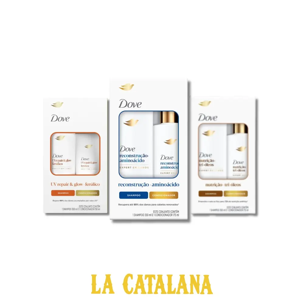 SHAMPOO 350 ml + ACONDICIONADOR 150 ml DOVE