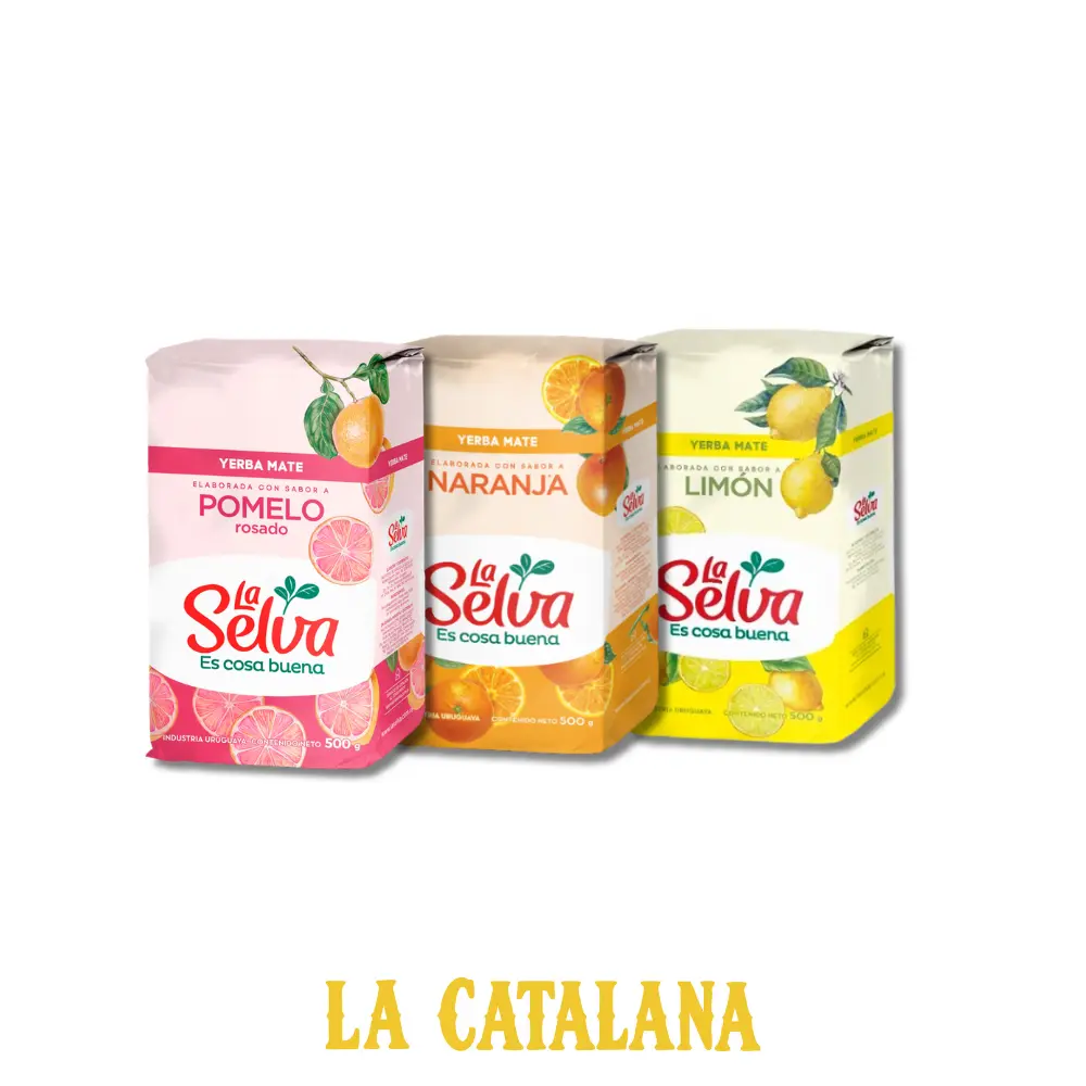 YERBA LA SELVA SABORIZADA 500 g
