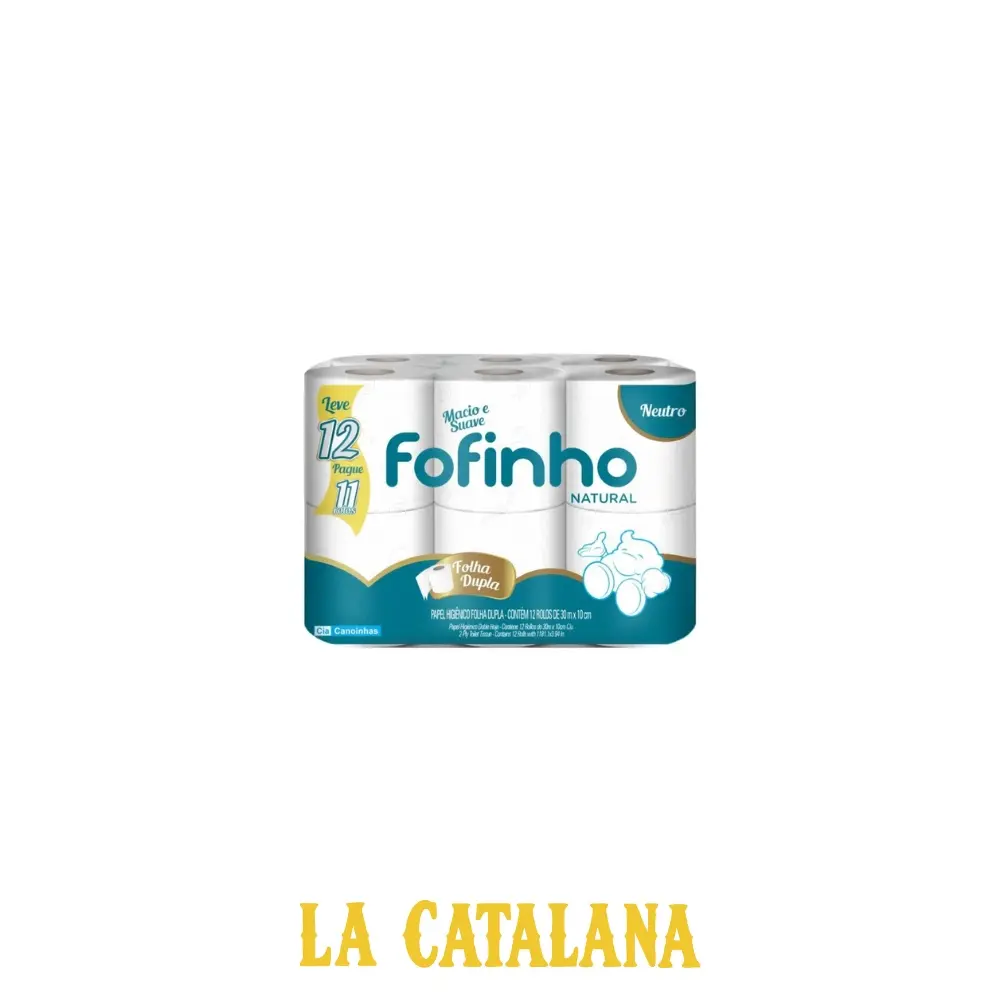 PAPEL HIGIENICO FOFINHO x12u