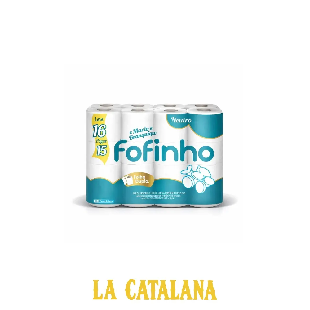 PAPEL HIGIENICO FOFINHO x16u