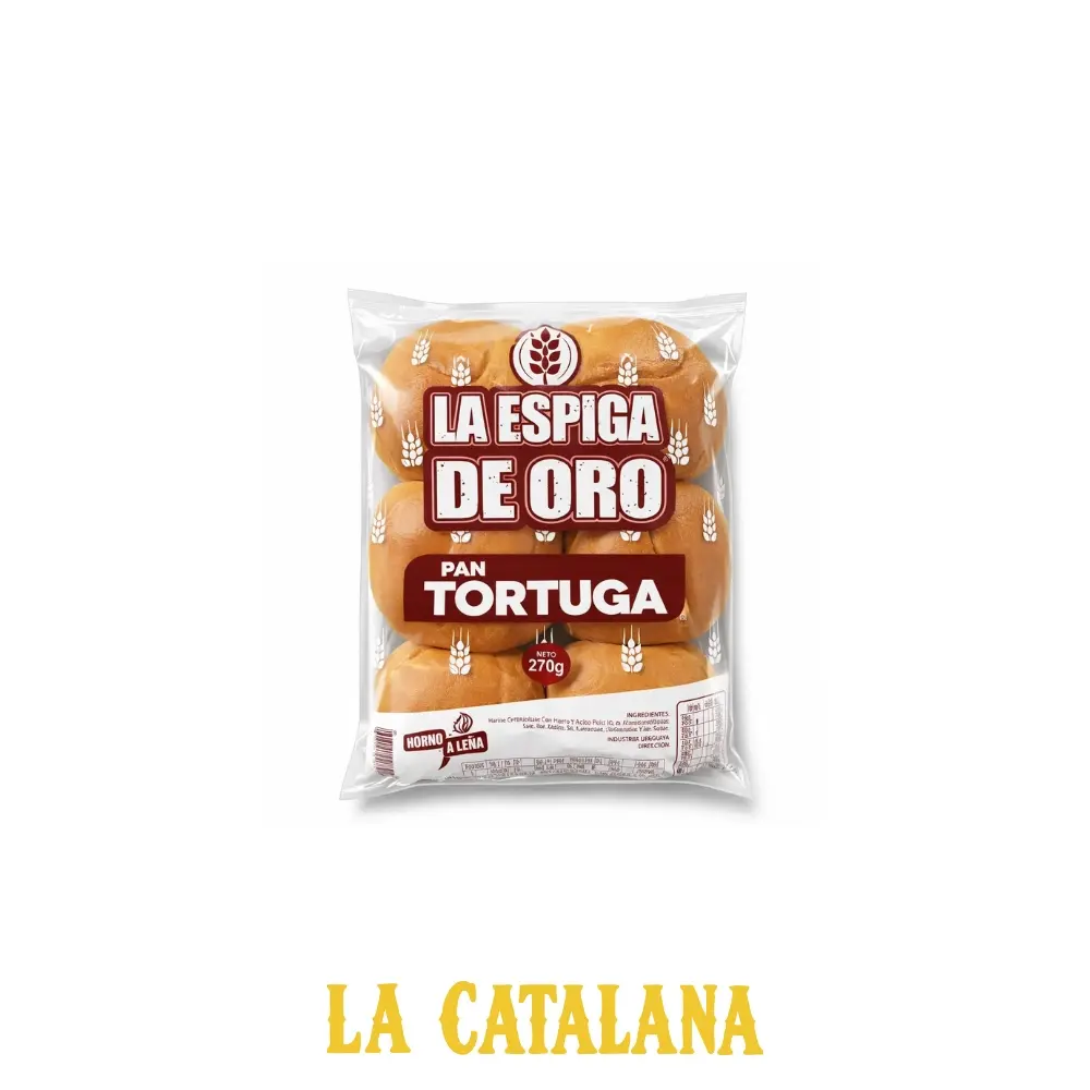 PAN TORTUGA ESPIGA DE ORO x6u