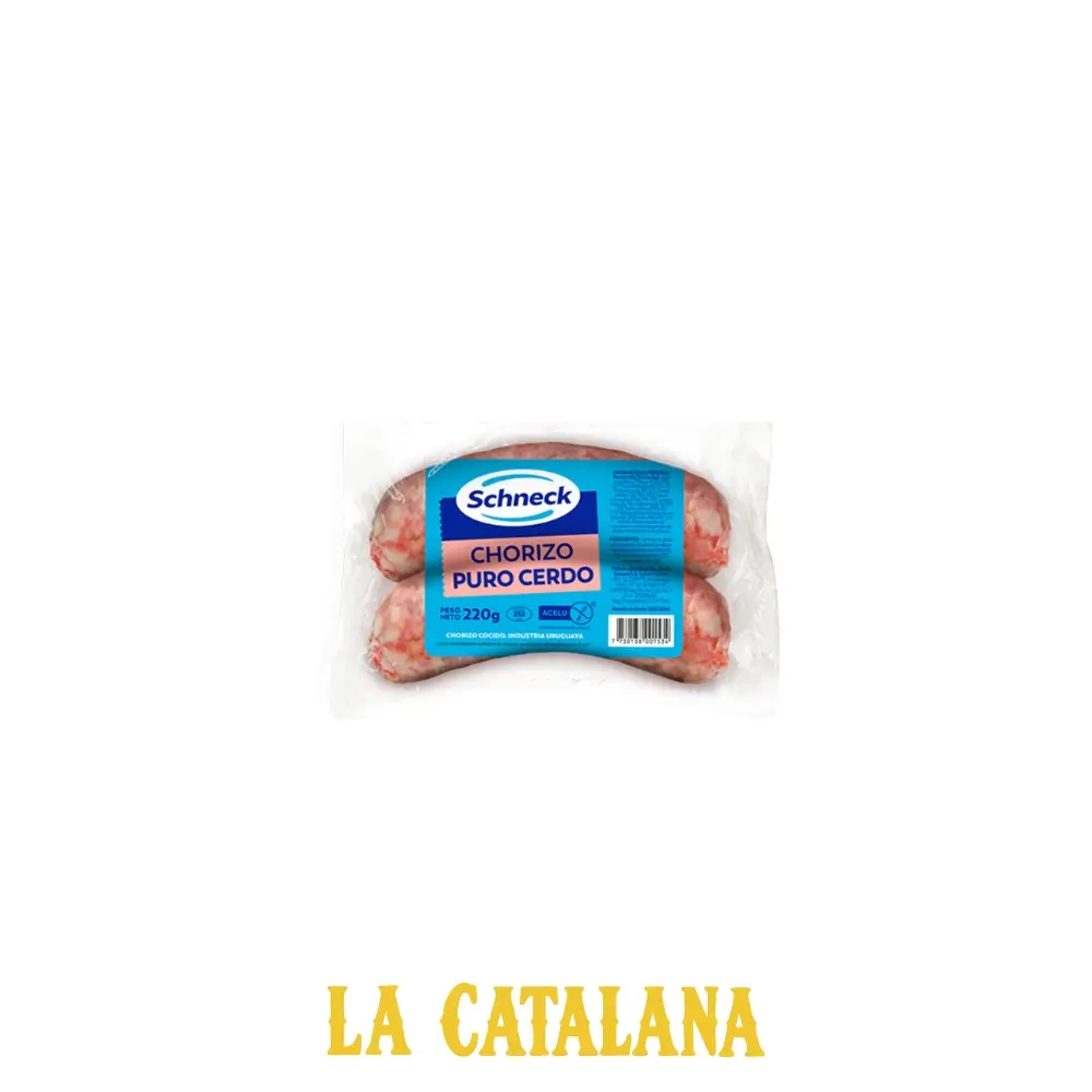 CHORIZOS PURO CERDO SCHNECK x2u