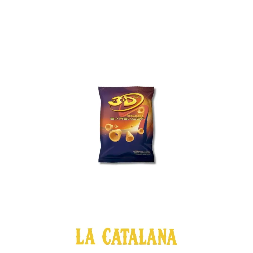SNACK 3D'S MEGA BARBACOA 17 g