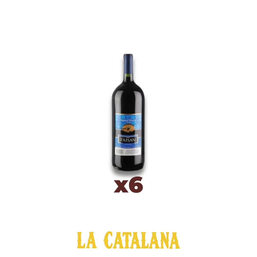 VINO FAISAN 1,5 L x6u