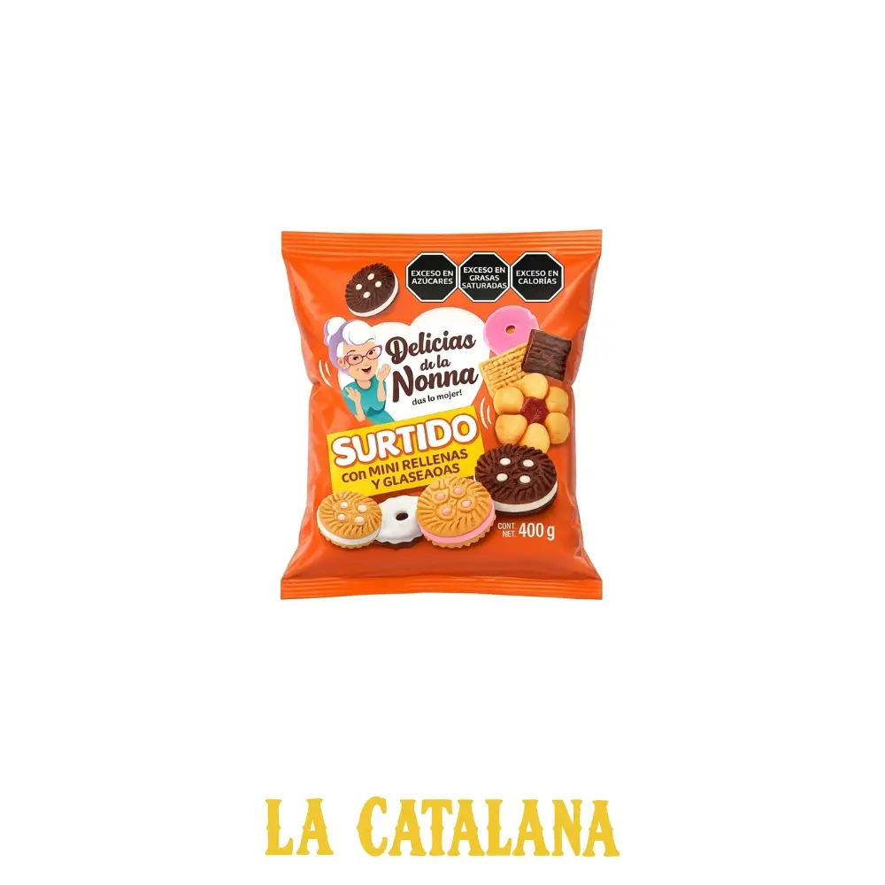 GALLETAS SURTIDAS DELICIAS DE LA NONNA 400 g