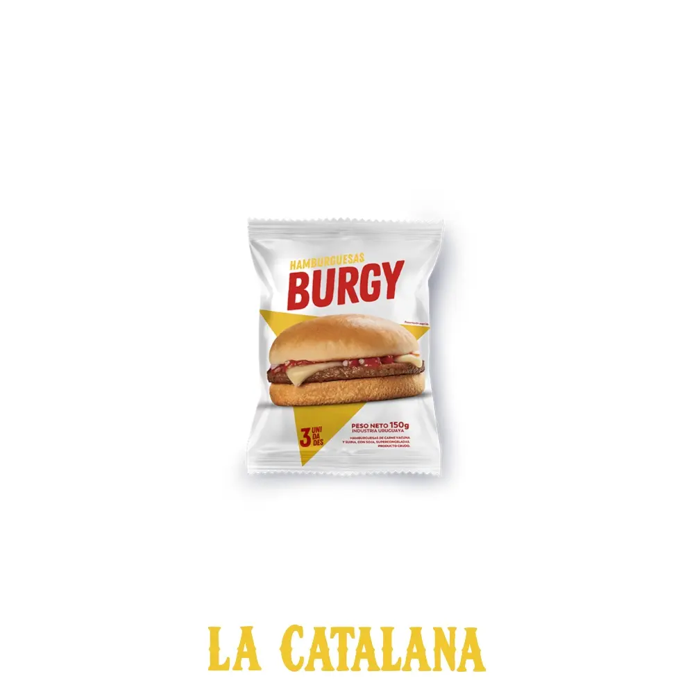 HAMBURGUESAS BURGY BLANCA x3u 150 g