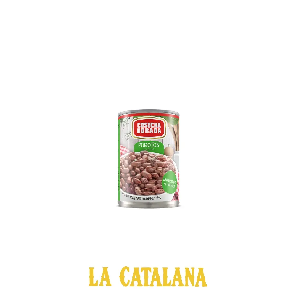 POROTOS DE FRUTILLA COSECHA DORADA 400 g