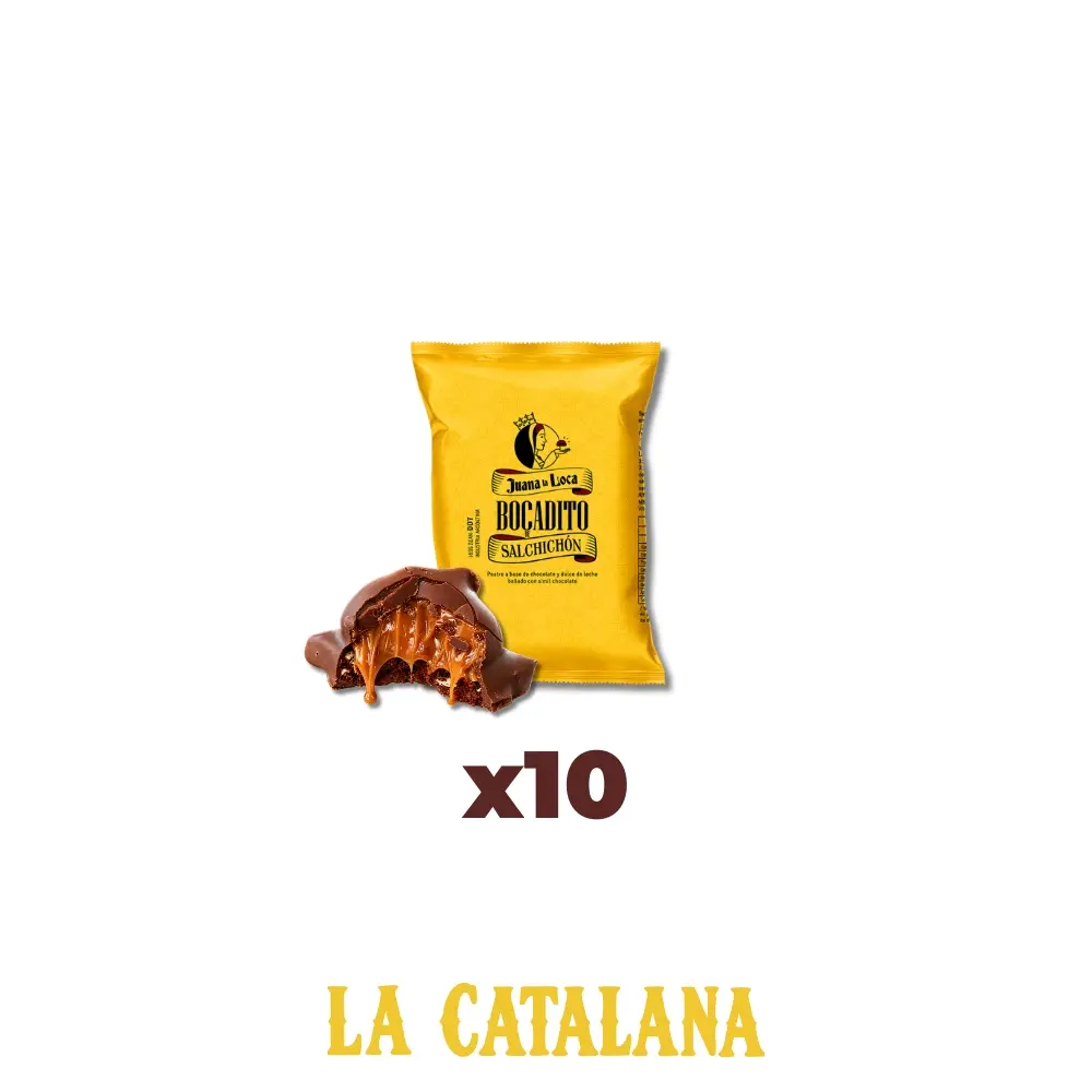 BOCADITOS SALCHICHON JUANA LA LOCA x10u
