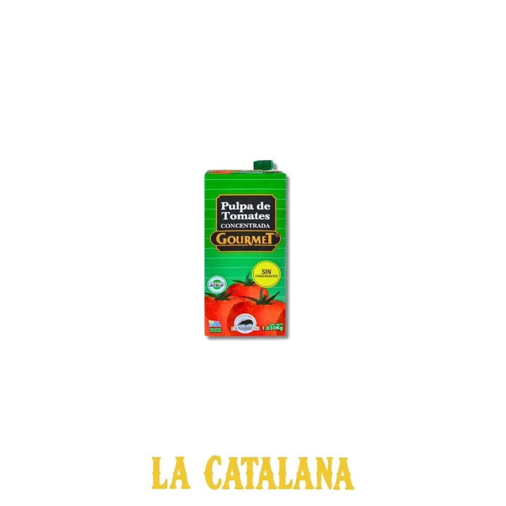 PULPA DE TOMATES CONCENTRADA GOURMET 1 L