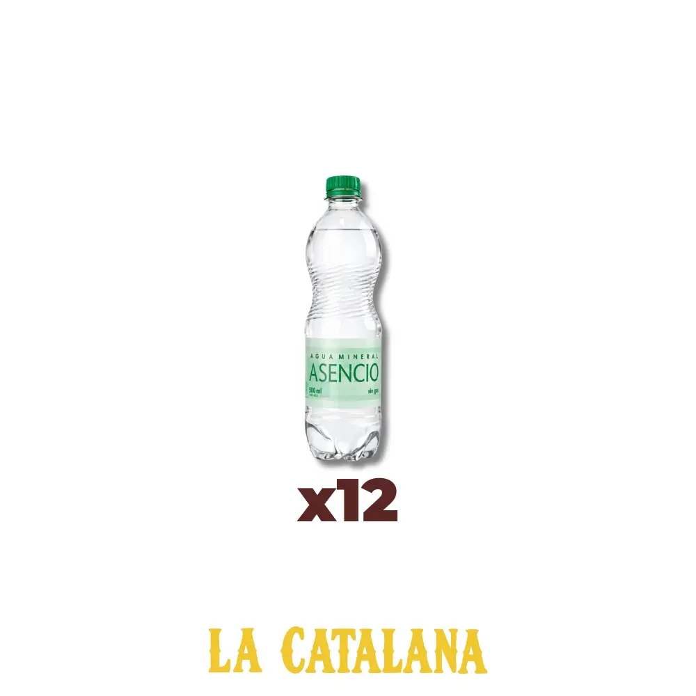 AGUA ASENCIO 500 ml x12u