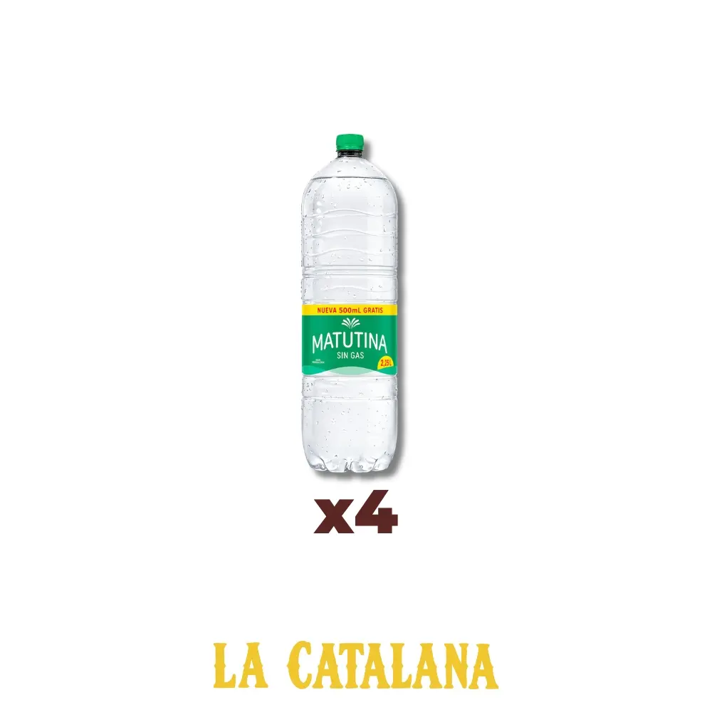 AGUA MATUTINA 2,25 L x4u