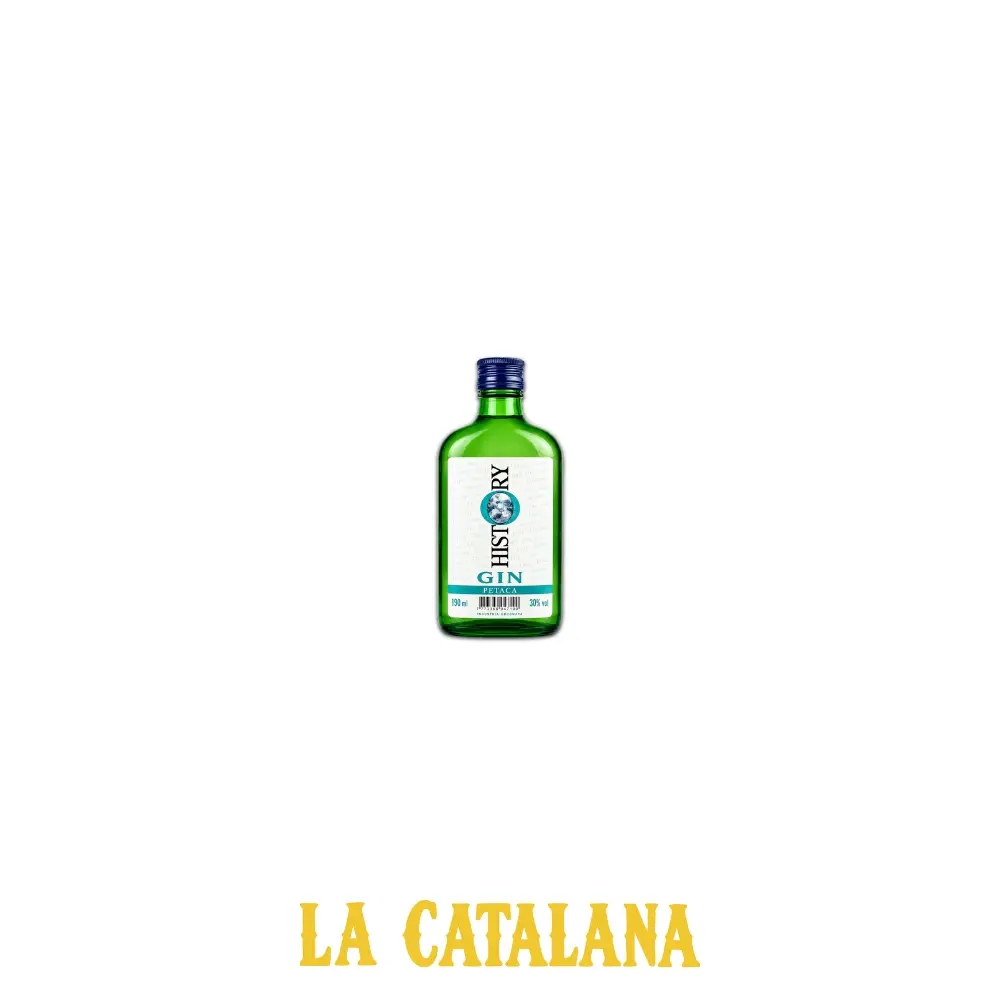 GIN HISTORY PETACA 190 ml
