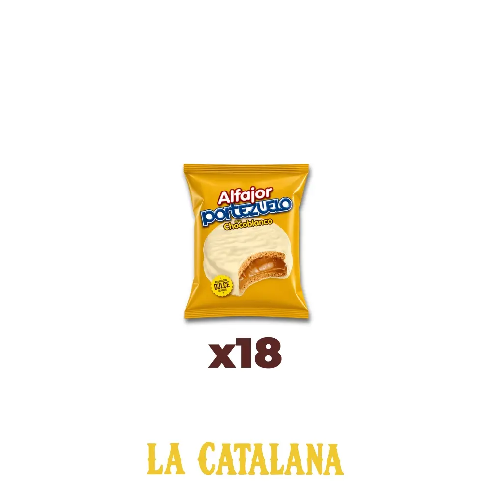 ALFAJORES CLASICO PORTEZUELO x18u