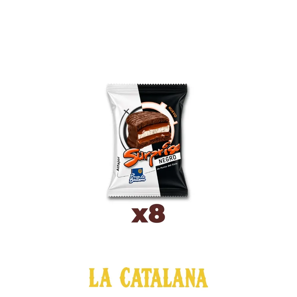 ALFAJORES SURPRISE PUNTA BALLENA 60 g x8u