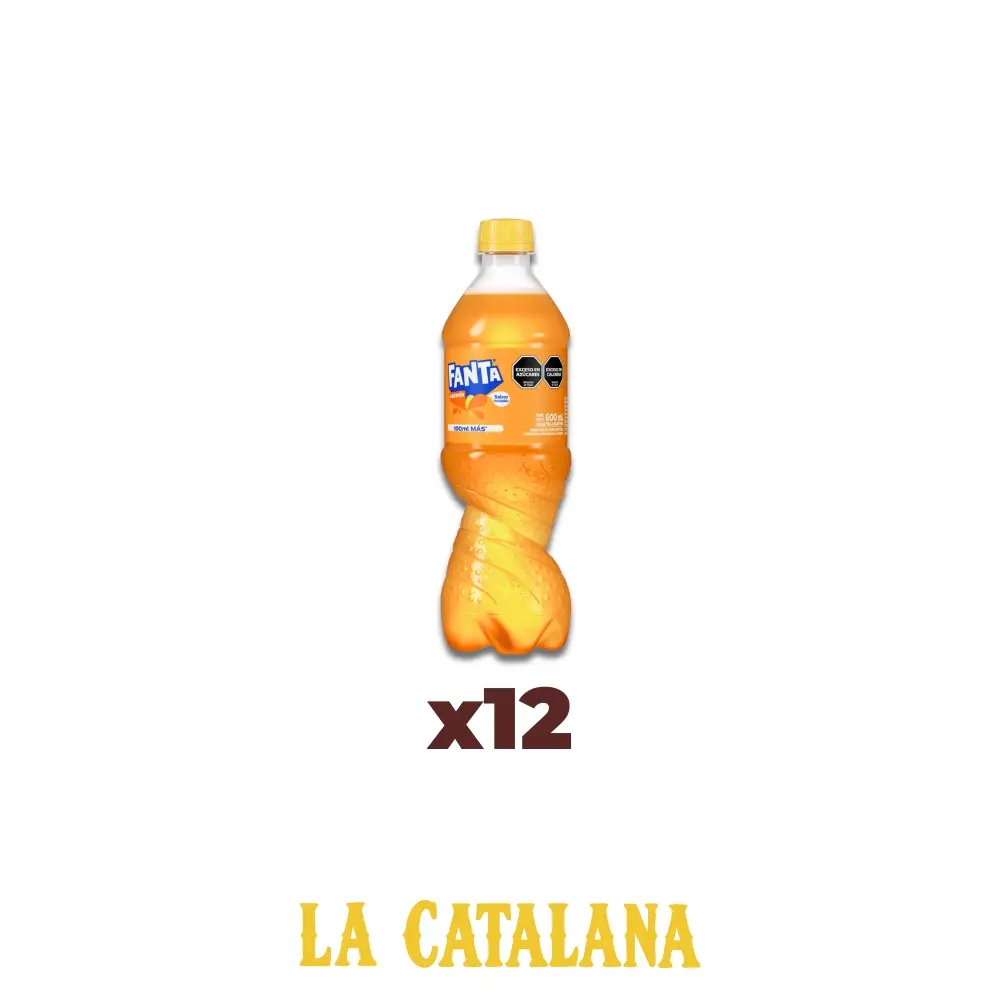 FANTA 600 ml x12u
