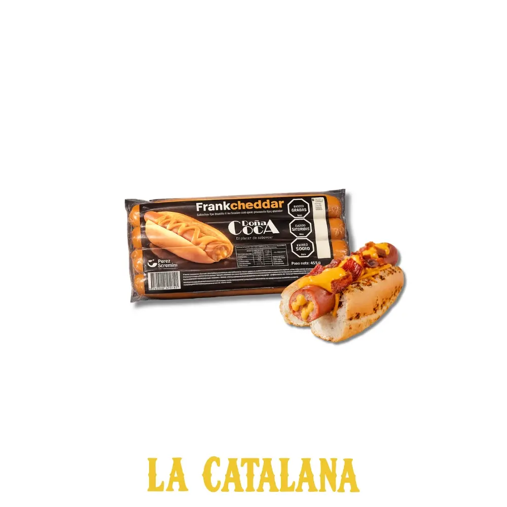 PANCHOS CON CHEDDAR DOÑA COCA 455 g