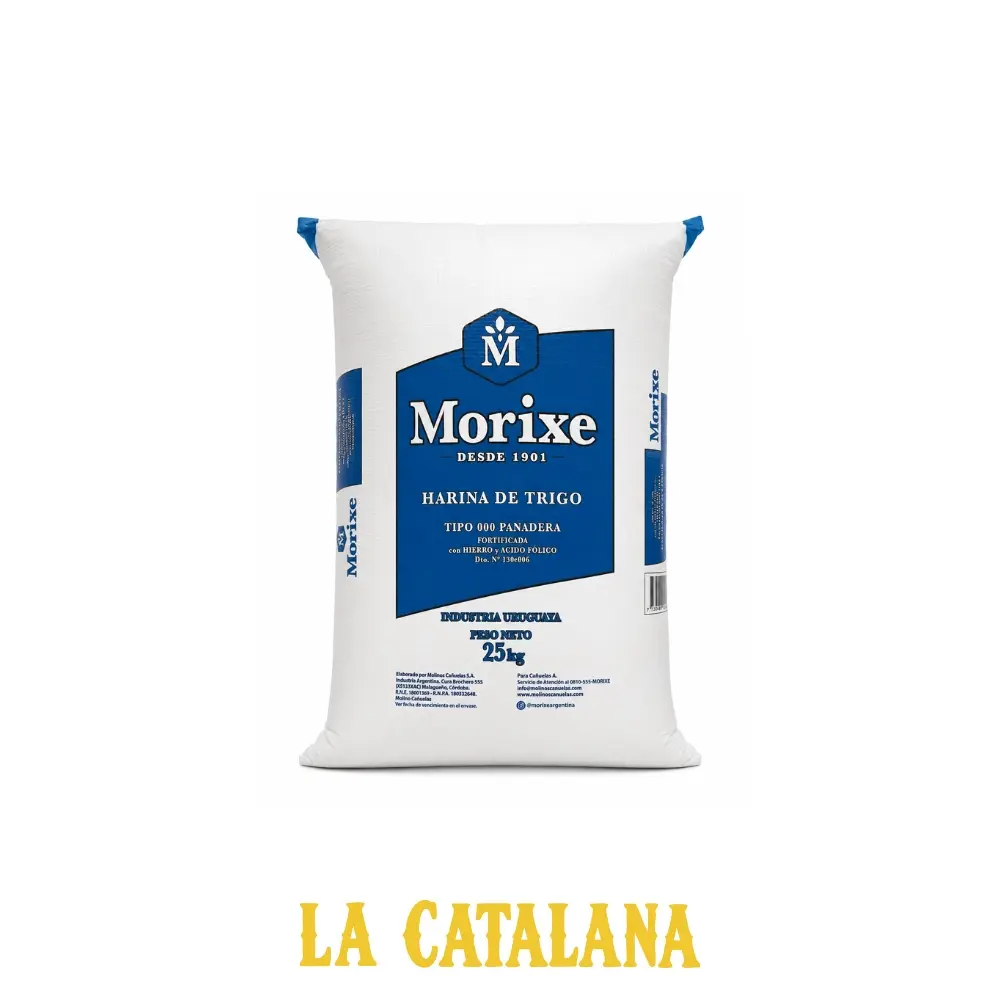 HARINA MORIXE 000 PANADERA 25 Kg