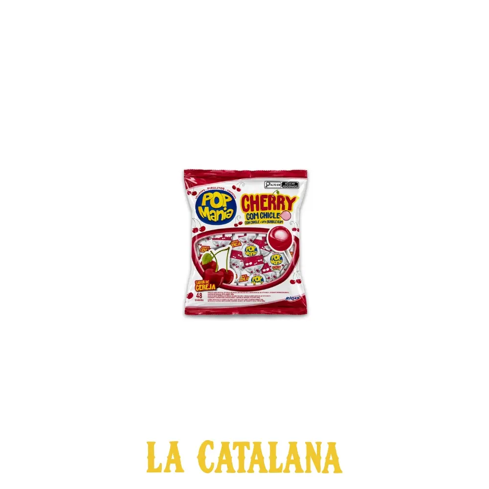 CHUPETINES CEREZA POP MANIA MAXXI x48u