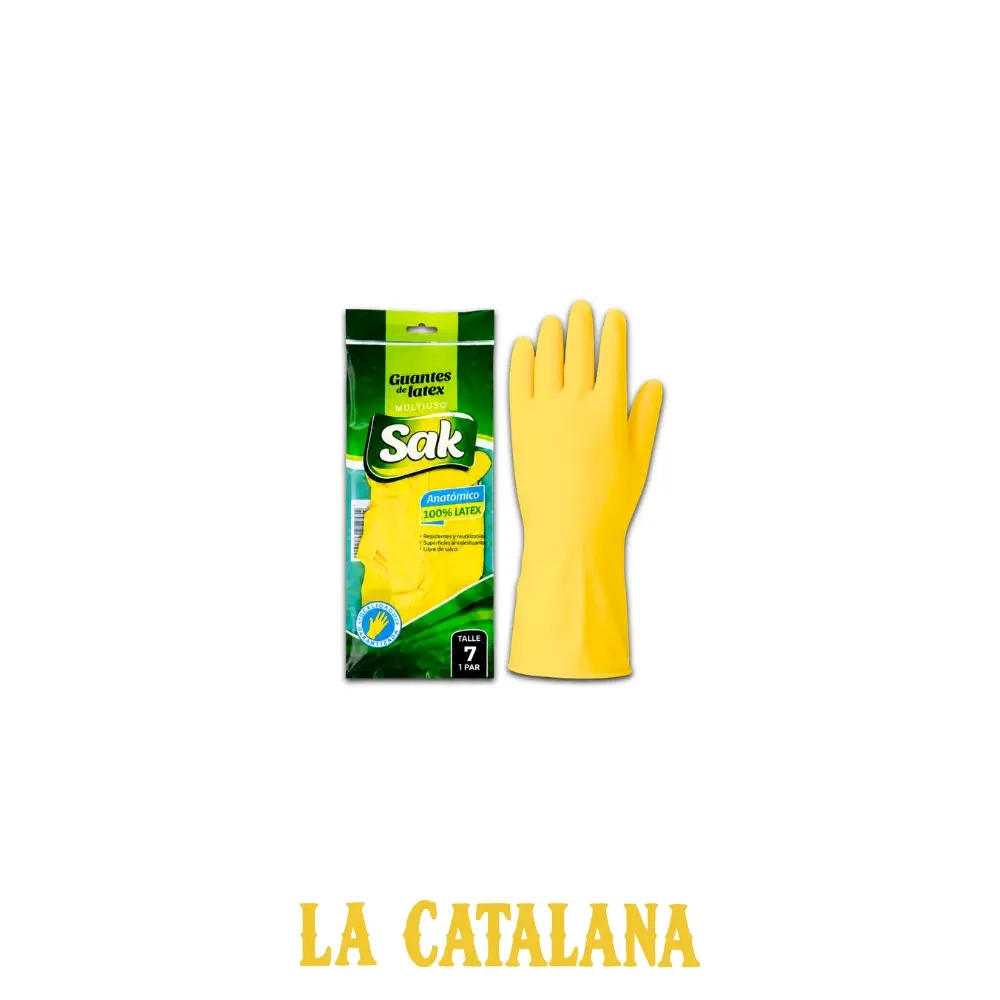GUANTES DE LATEX SAK