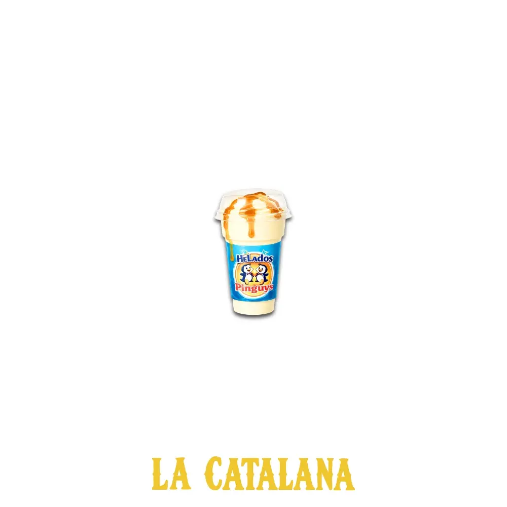 HELADO COPITA CON SALSA PINGUYS