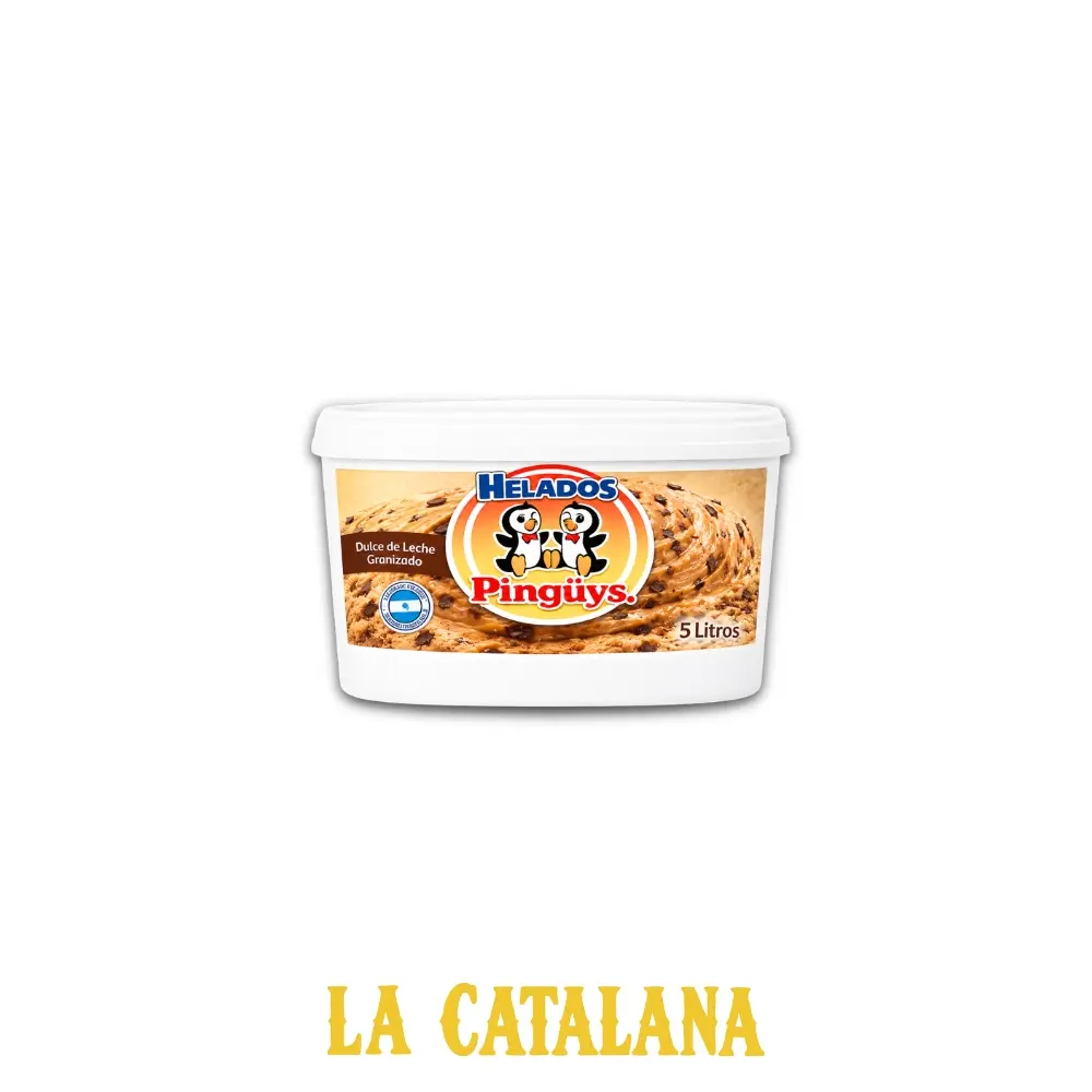 HELADO FAMILIAR PINGUYS 5 L
