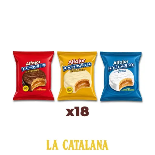 ALFAJORES CLASICO PORTEZUELO x18u