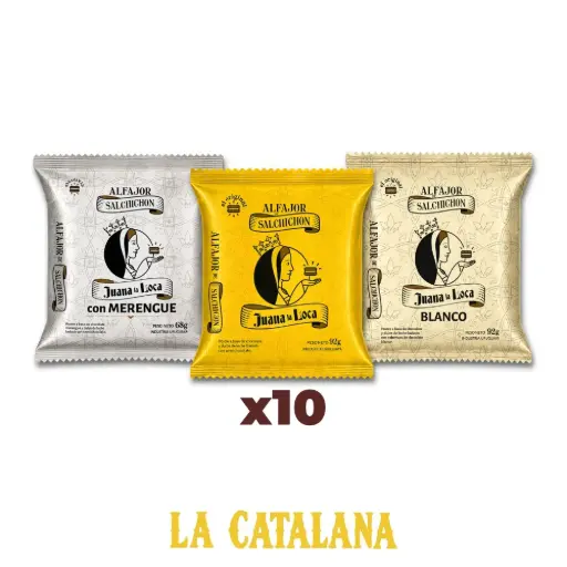 ALFAJORES SALCHICHON JUANA LA LOCA x10u
