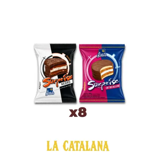 ALFAJORES SURPRISE PUNTA BALLENA 60 g x8u