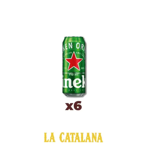 CERVEZA HEINEKEN 710 ml x6u