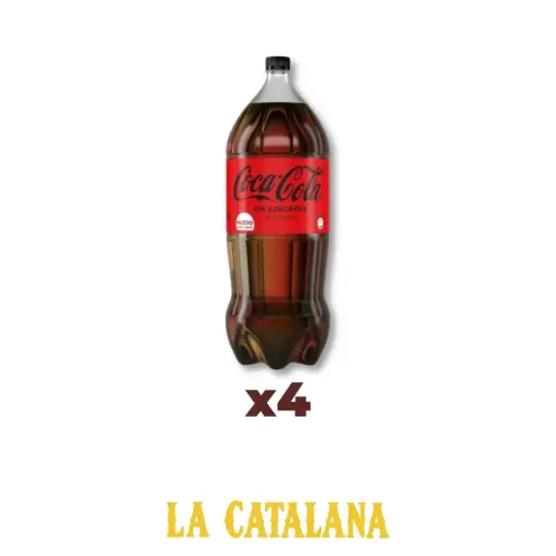 COCA COLA ZERO 3 L x4u