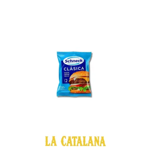 HAMBURGUESAS SCHNECK CLASICA x2u 167 g