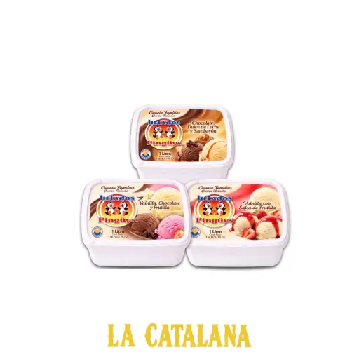 HELADO FAMILIAR PINGUYS 1 L