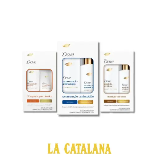 SHAMPOO 350 ml + ACONDICIONADOR 150 ml DOVE