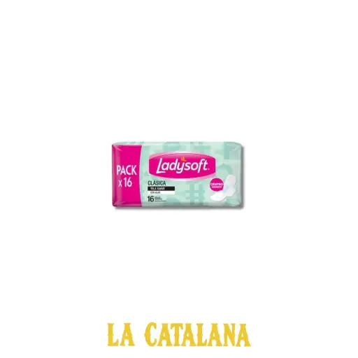 TOALLAS FEMENINAS LADYSOFT x16u