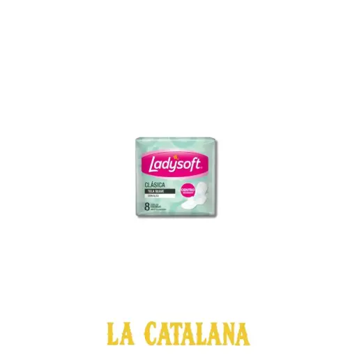 TOALLAS FEMENINAS LADYSOFT x8u