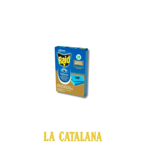 TABLETAS INSECTICIDA RAID x24u