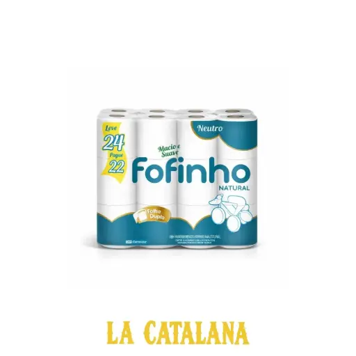 PAPEL HIGIENICO FOFINHO x24u