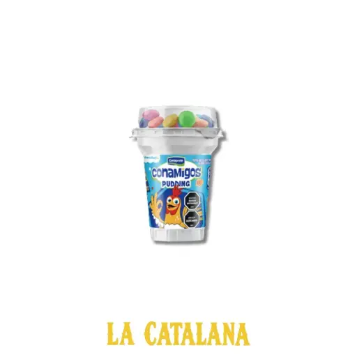 PUDDING CONAMIGOS CON DISCOS DE CHOCOLATE 130 g