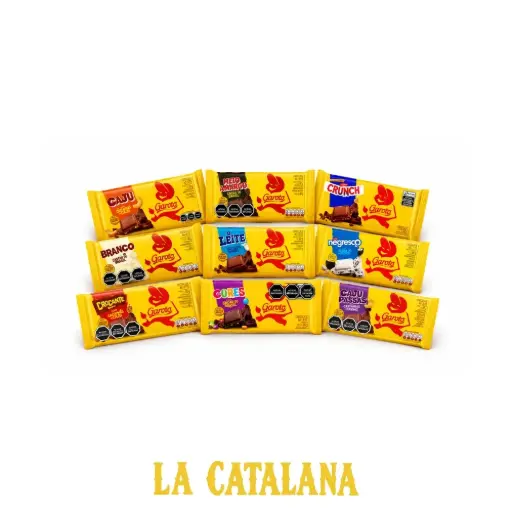 TABLETA DE CHOCOLATE GAROTO 80 g