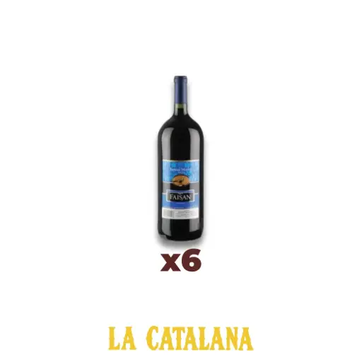 VINO FAISAN 1,5 L x6u