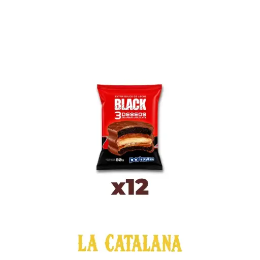 ALFAJORES BLACK 3 DESEO PORTEZUELO x12u