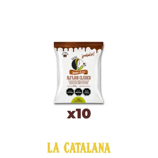 ALFAJORES SIN GLUTEN JUANA LA LOCA x10u