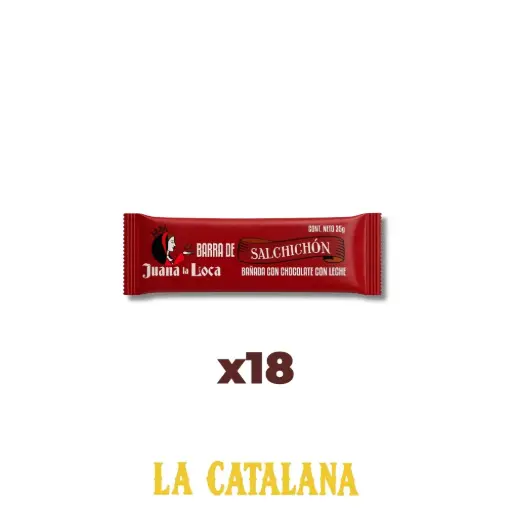 BARRAS DE SALCHICHON JUANA LA LOCA x18u